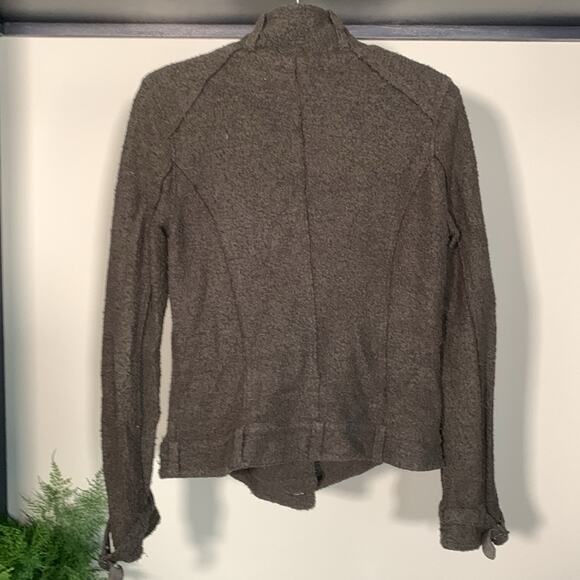 Free People We the Free Military Style Jacket Gray Size L - Picture 5 of 5